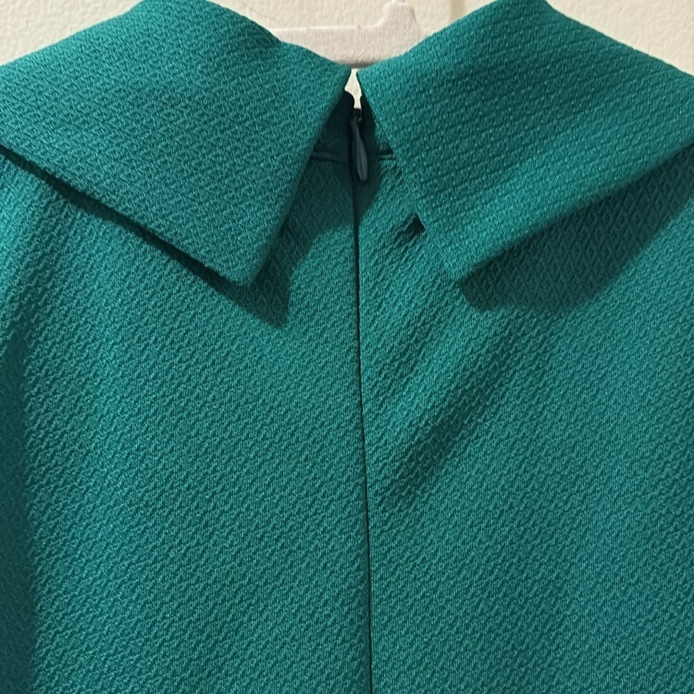 Trina Turk women’s Elegant Green Sleeveless Dress - collar/high neck - size 8 - Picture 6 of 7